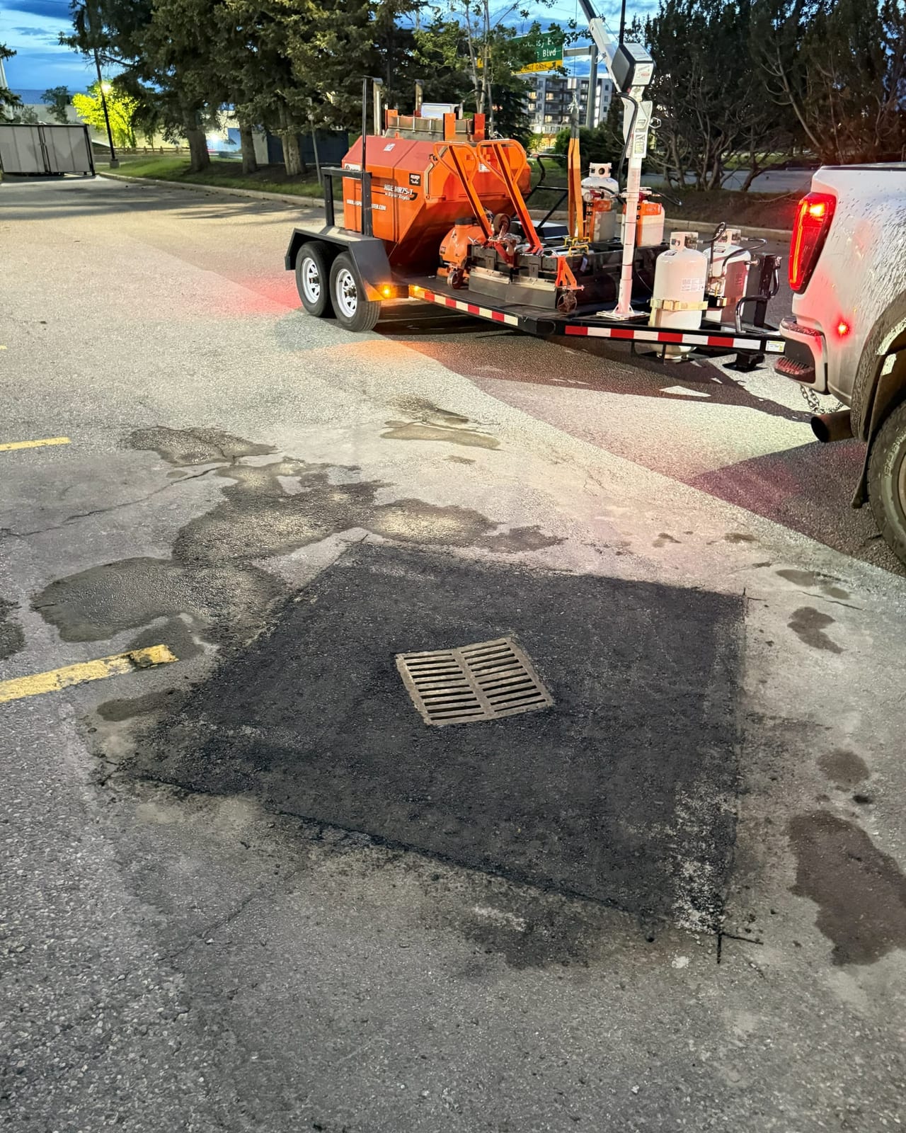 Catch Basin Patch, Commercial Lot