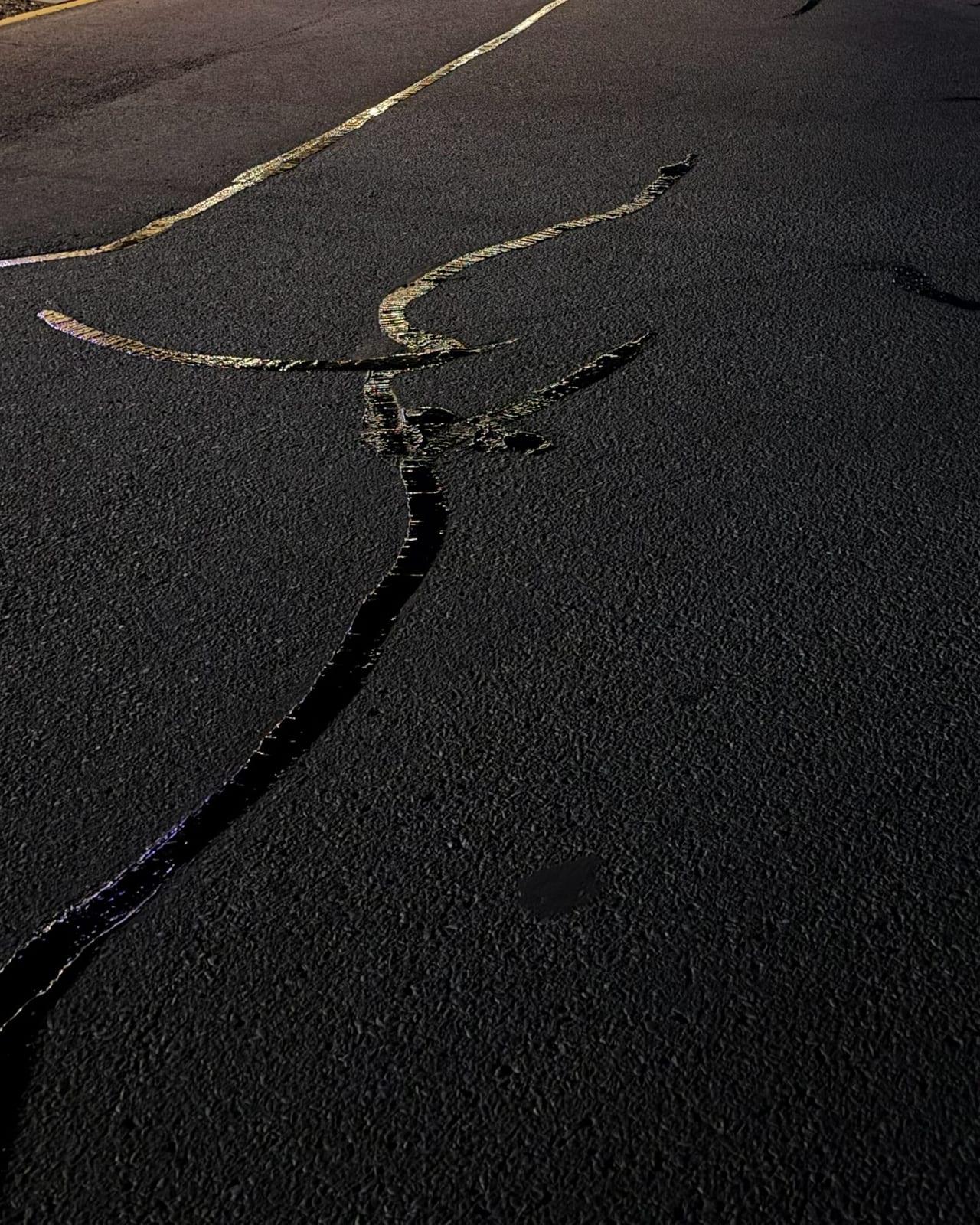 Completed Crack Fill, Commercial Plaza