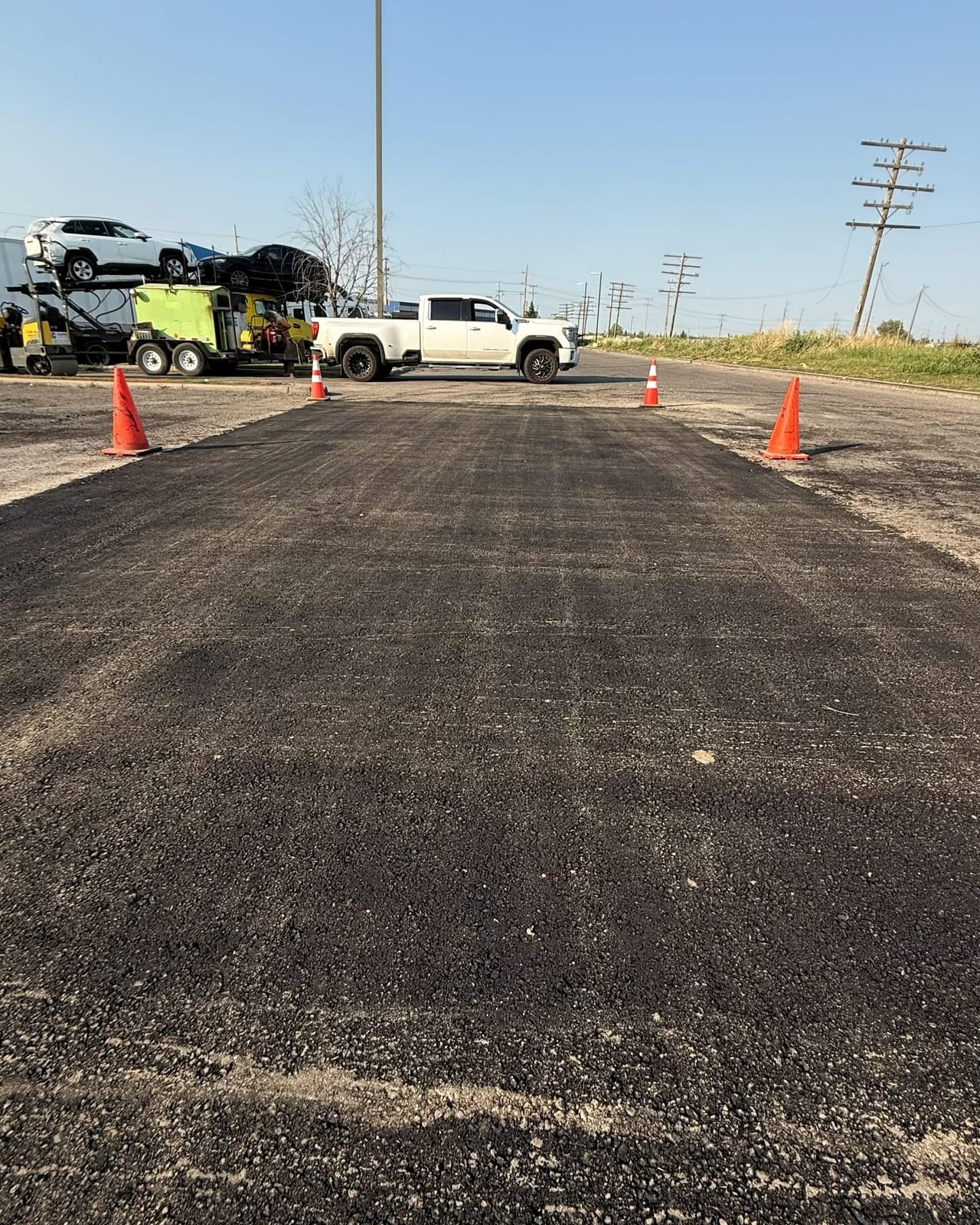 Full Depth Asphalt Repair, Commercial Lot