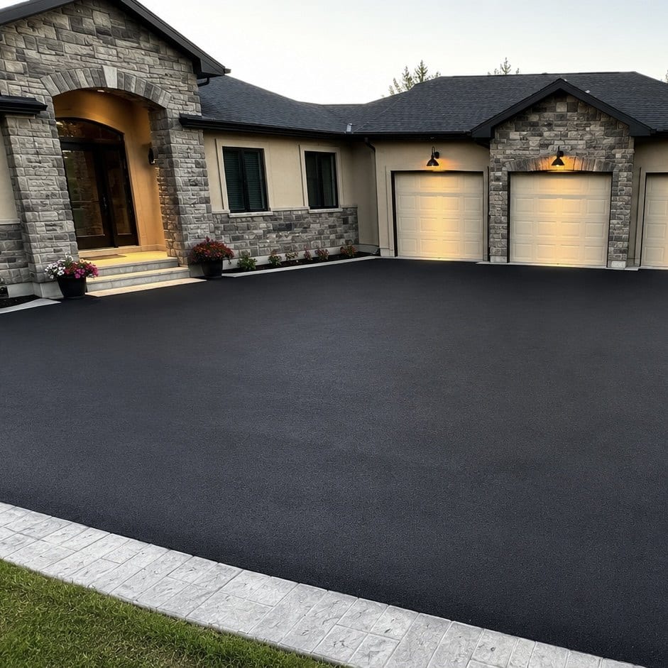 Residential Driveway Sealcoating