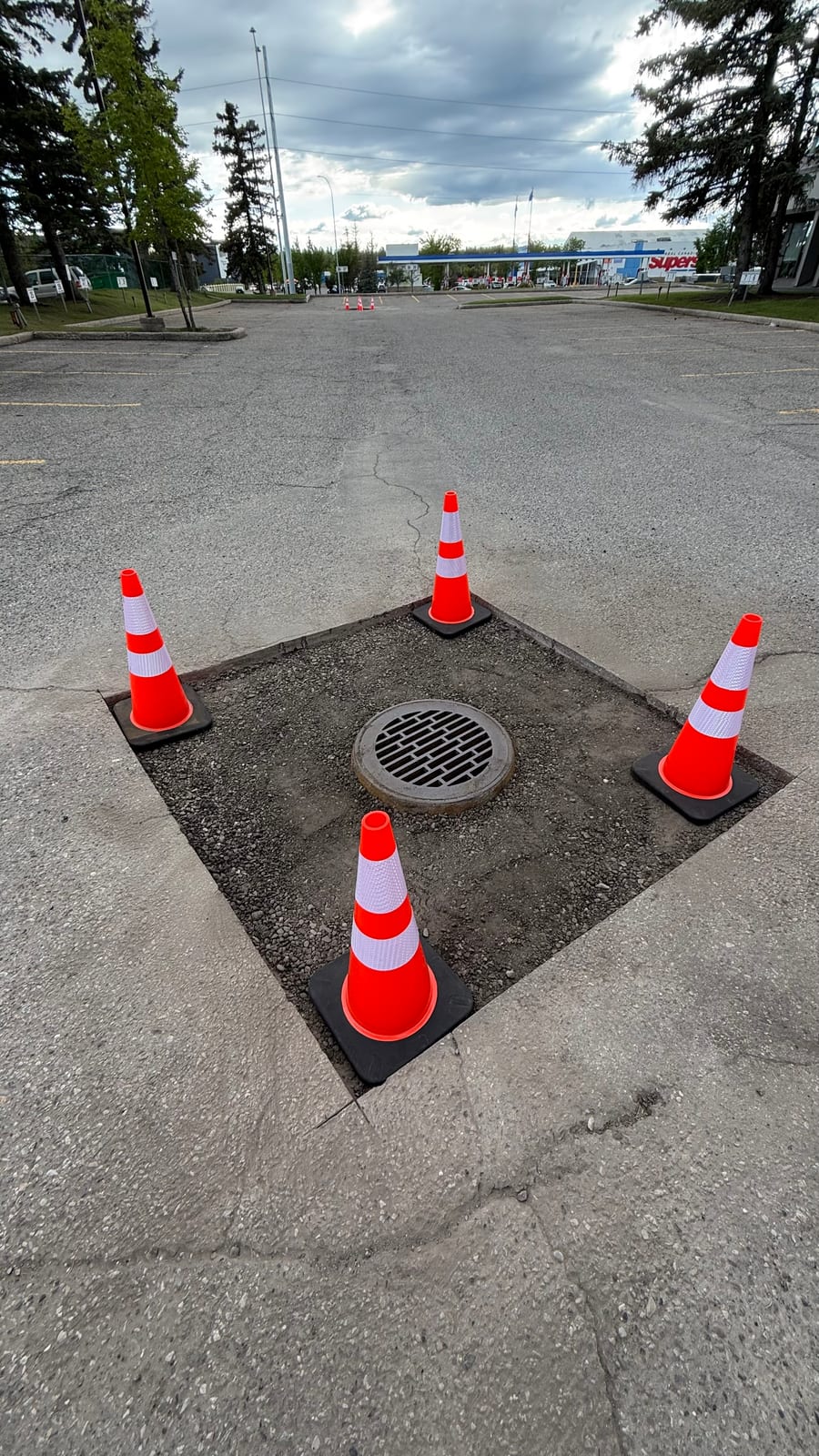 Storm Drain Saw-Cut & Excavation
